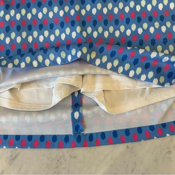 Vineyard Vines Women's Tennis Athletic Skort Skirt Size 14 Blue Pink White - Picture 6 of 8